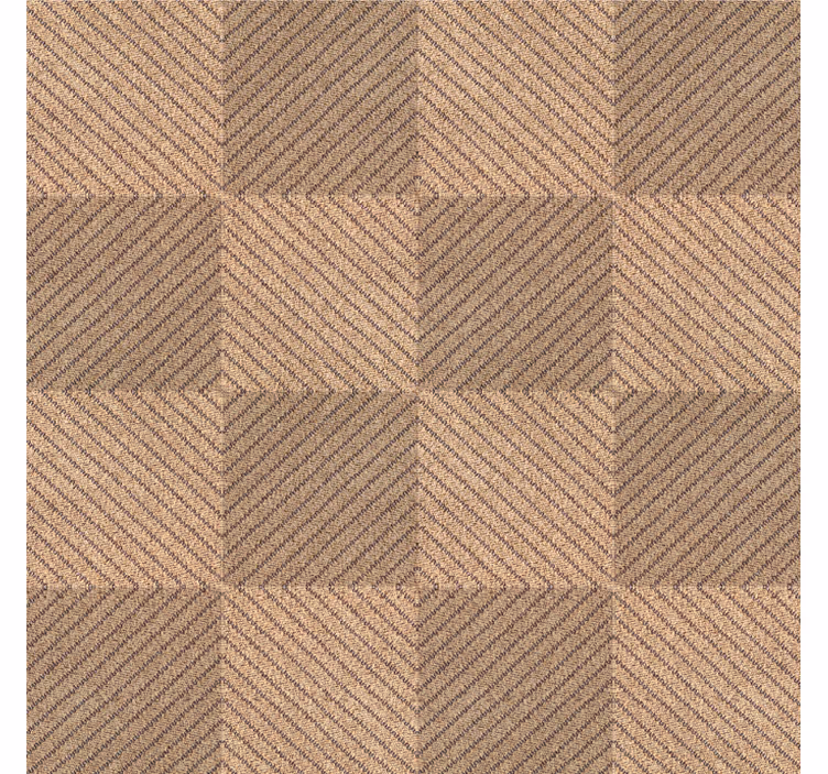 Jute squares motif living room blind - TenStickers