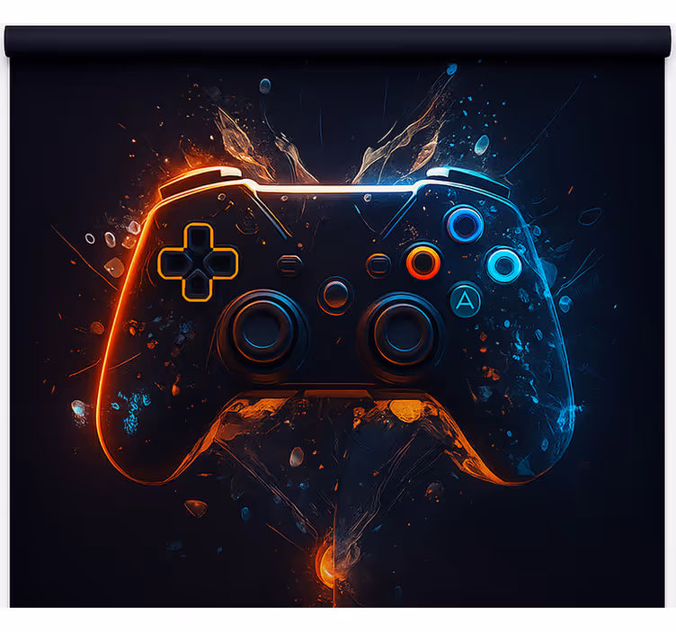 Fire and ice controller blind geek - TenStickers