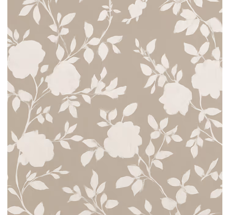 Beige graceful flowers blind teens - TenStickers