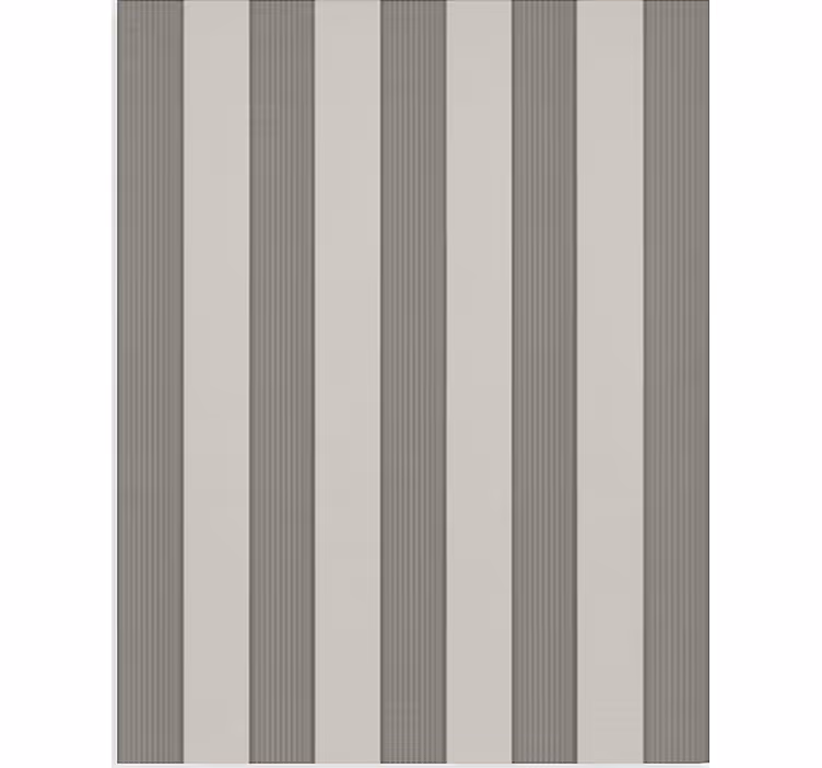 Dining room blind with vertical grey stripes - TenStickers
