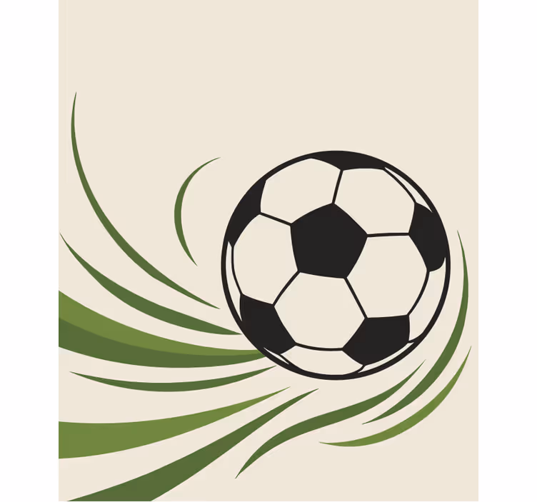 Blind teens football equipment - TenStickers