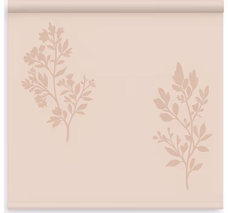 Blind office pink-beige sheer curtains - TenStickers