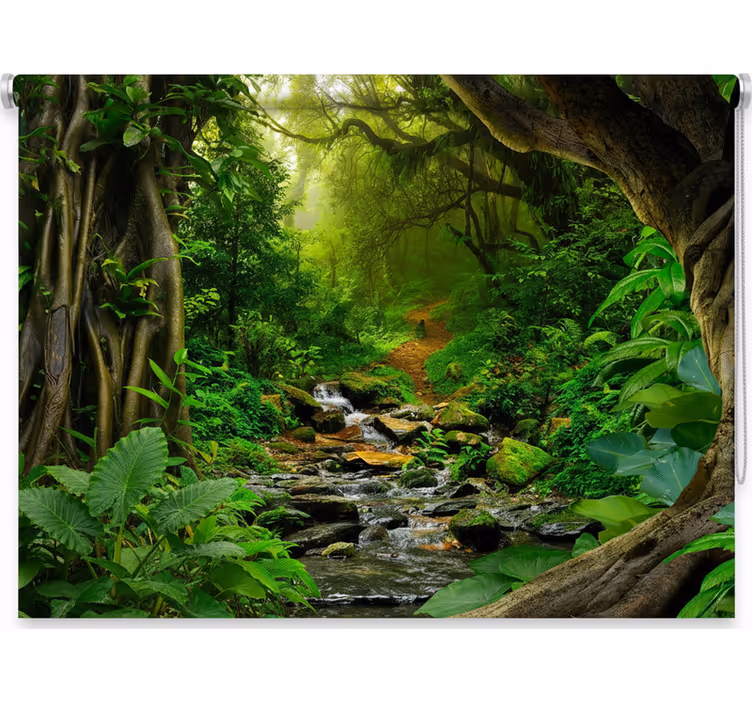Tree blind tropical forest retreat - TenStickers