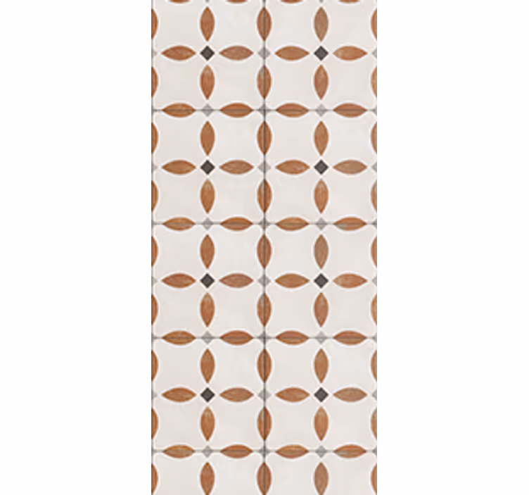Blind kitchen in beige geometric texture - TenStickers