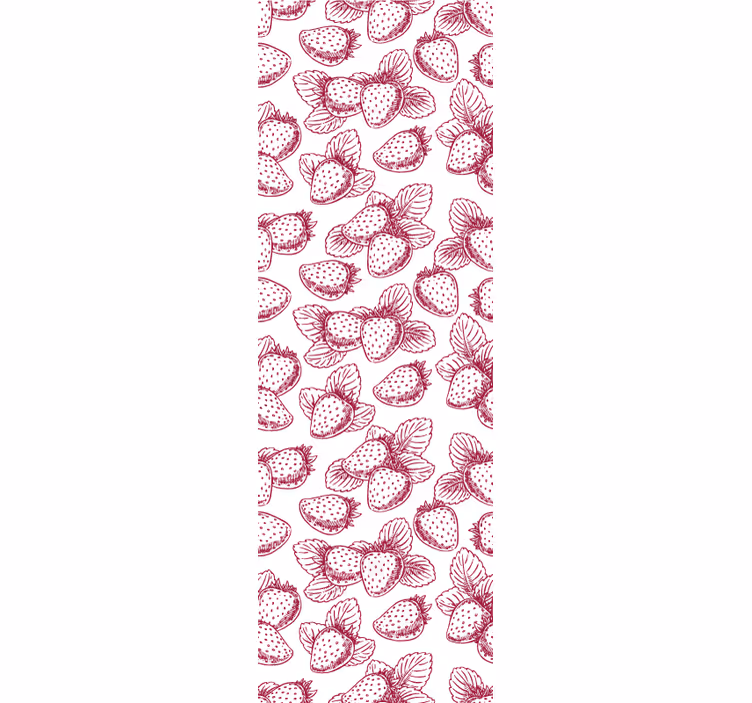 Blind kitchen strawberry designs - TenStickers