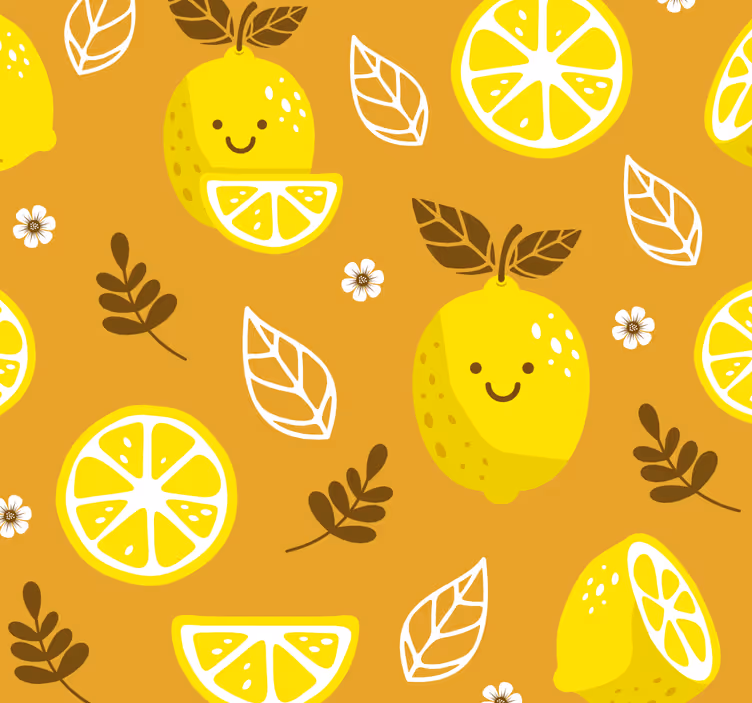 Blind kitchen joyful citrus design - TenStickers