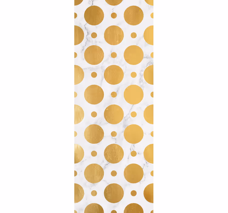 Blind kitchen gold marble dots - TenStickers