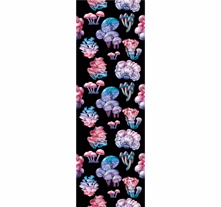 Blind kitchen set of enchanted mushrooms - TenStickers