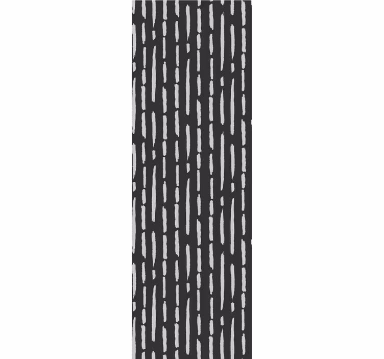 Blind kitchen striped ink brush pattern - TenStickers