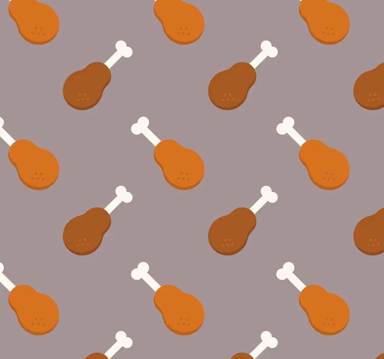 Blind kitchen chicken leg - TenStickers