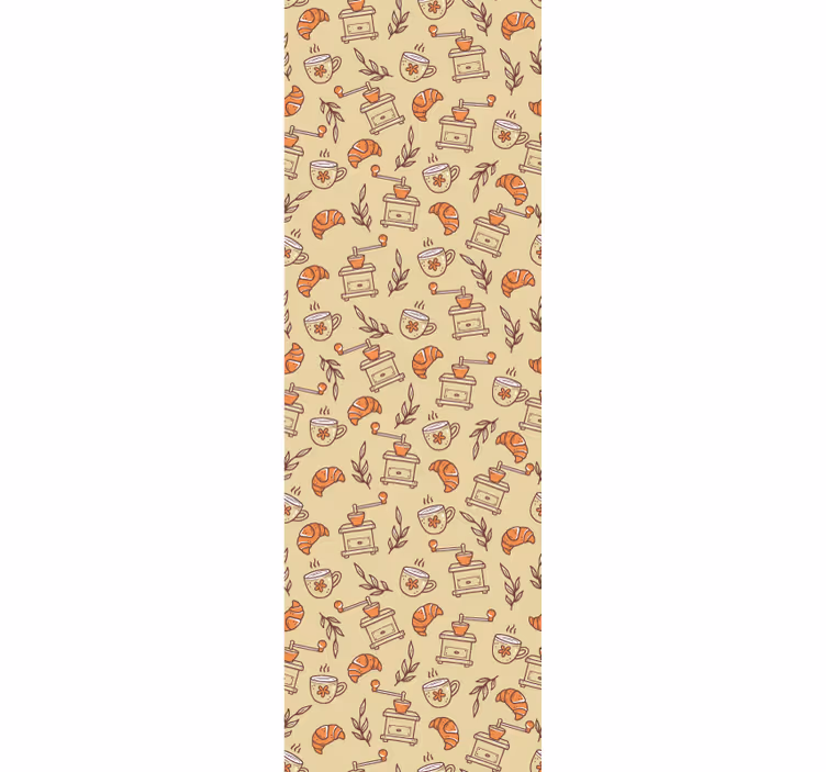 Blind kitchen hand drawn coffee design - TenStickers