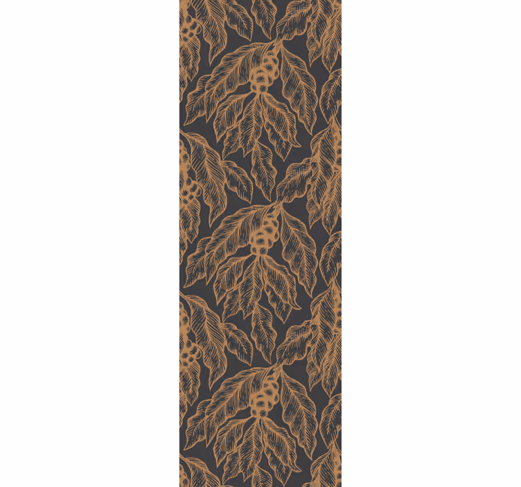 Blind kitchen coffee tree branch pattern - TenStickers
