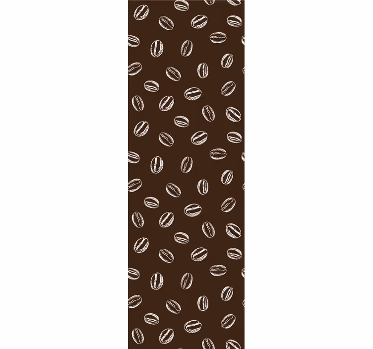 Blind kitchen coffee beans seamless pattern - TenStickers