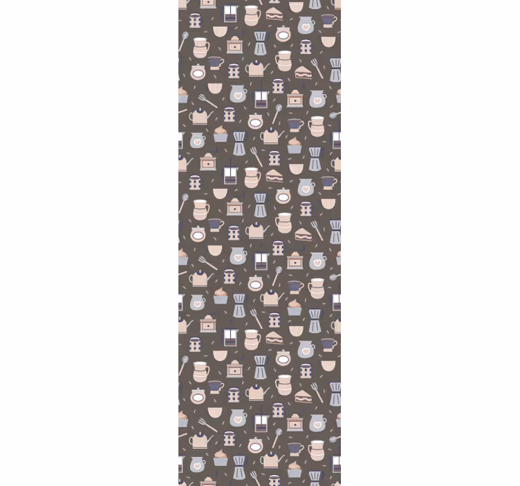 Blind kitchen coffee icon seamless pattern - TenStickers