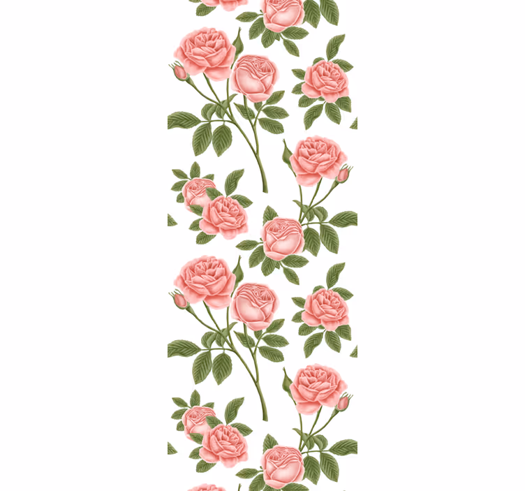 Blind kitchen floral rose design - TenStickers