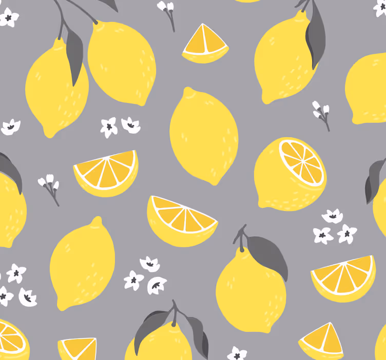 Blind kitchen tropical lemon - TenStickers