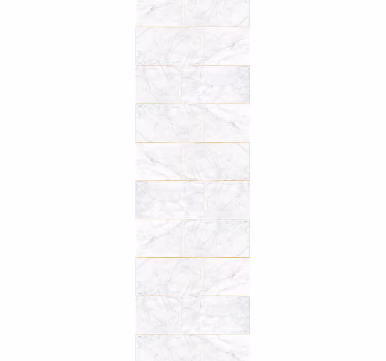Dining room blind in gray tones and gold marble - TenStickers