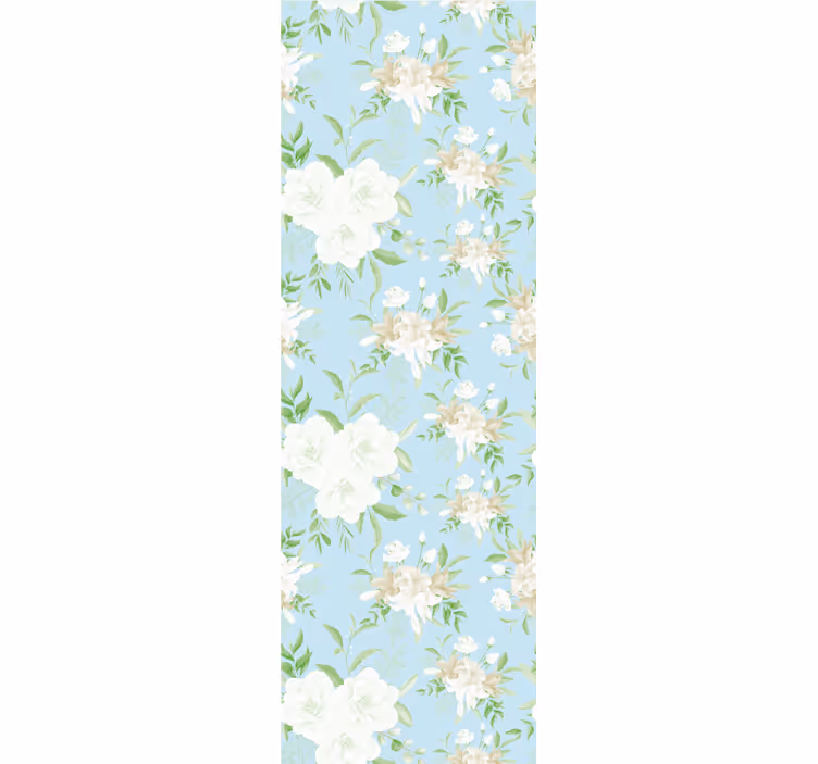 Wild floral grandmillenial style dining room blind - TenStickers