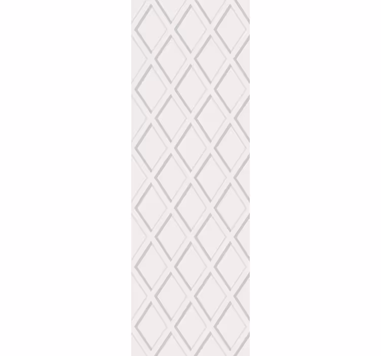 Dining room blind with 3d rhombus hamptons design - TenStickers