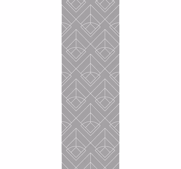 Dining room blind in elegant white stripe design - TenStickers