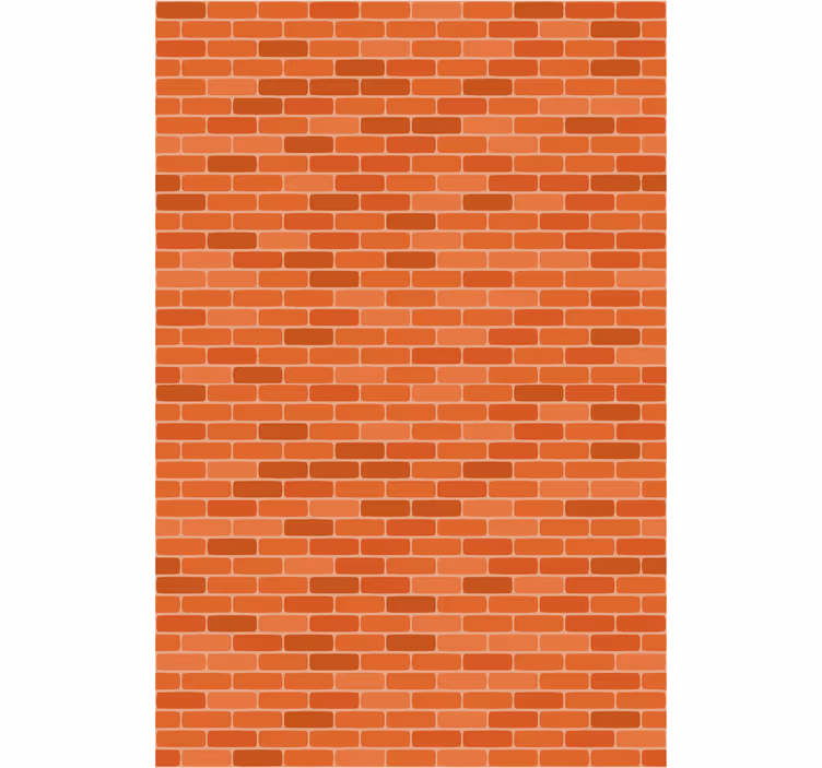 Dining room blind with brick pattern texture - TenStickers
