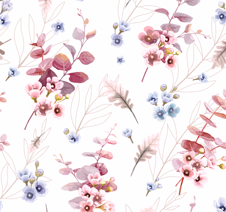 Blind teens botanical artwork - TenStickers