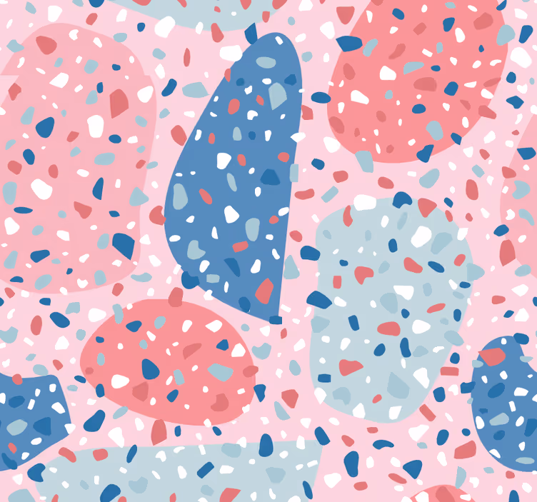 Blind teens in pink terrazzo - TenStickers