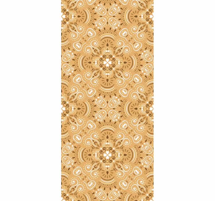 Blind teens vintage beige ornamental pattern - TenStickers