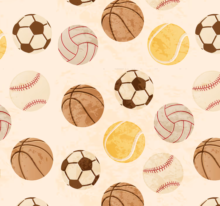 Blind teens vintage balls pattern design - TenStickers