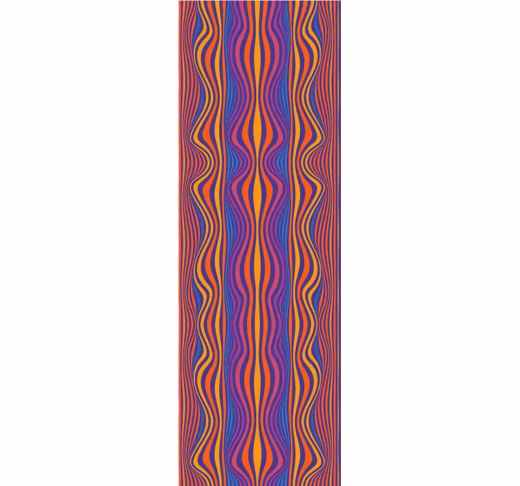 Blind teens psychedelic wavy patterns - TenStickers