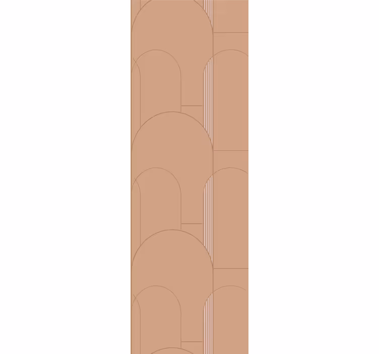 Modern blind beige arch patterns - TenStickers