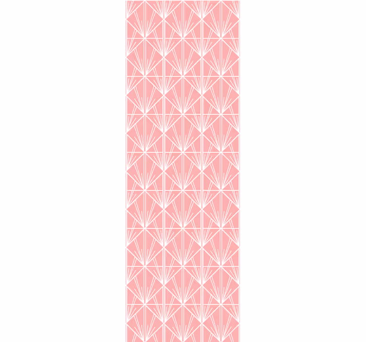 Modern blind geometric pink design - TenStickers