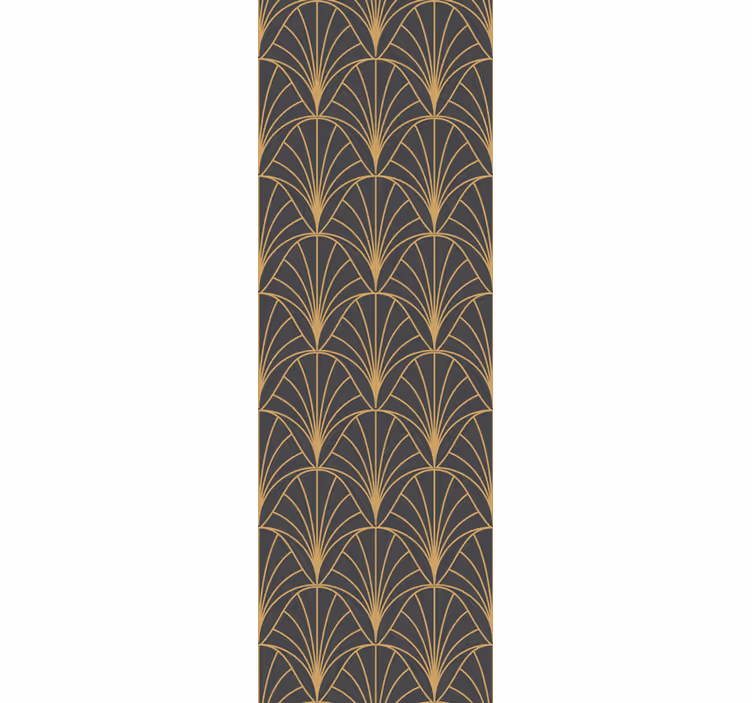 Modern blind with elegant gold designs - TenStickers