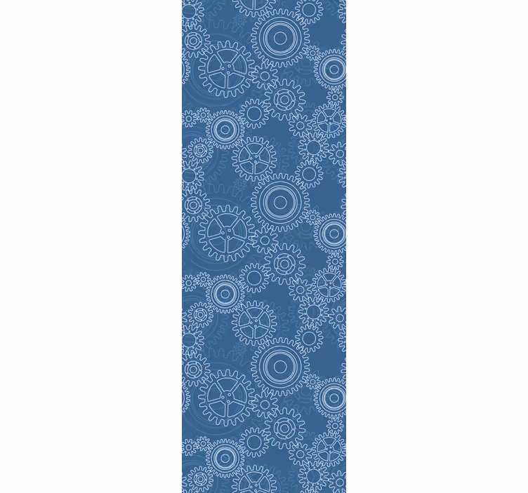 Modern blind with 3d mechanical chains design - TenStickers