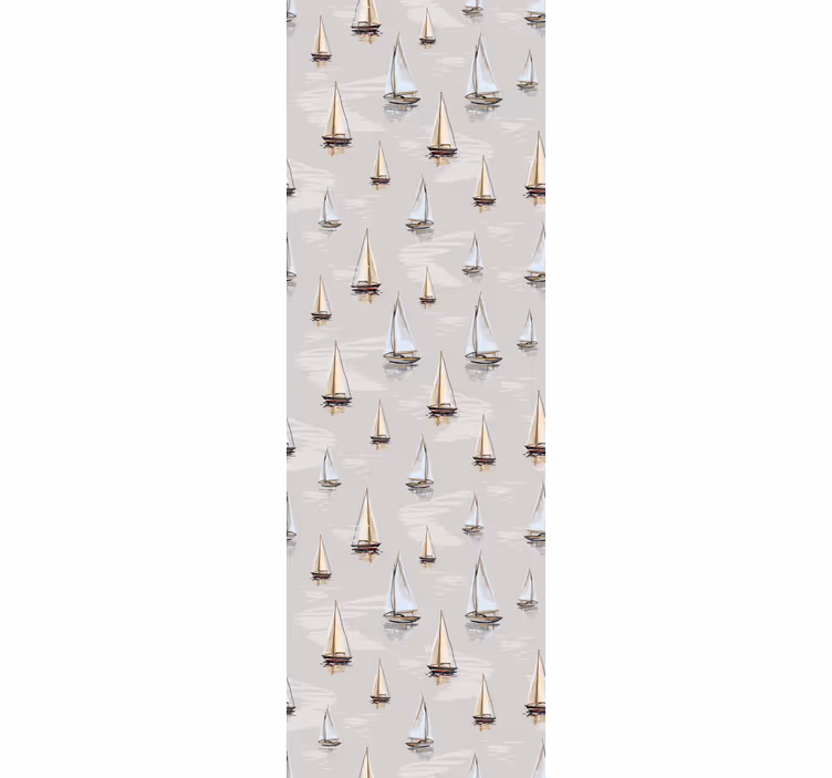 Modern blind with elegant sailboat design - TenStickers