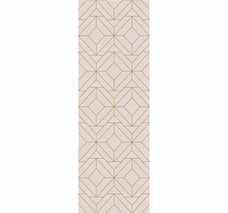 Modern blind golden rustic lines geometric pattern - TenStickers