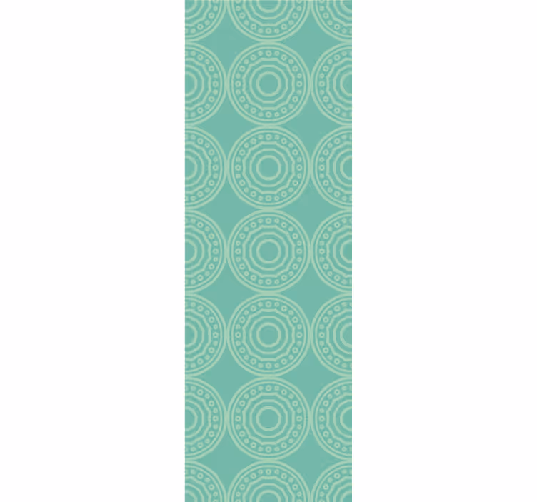 Modern blind eclectic style circle design - TenStickers