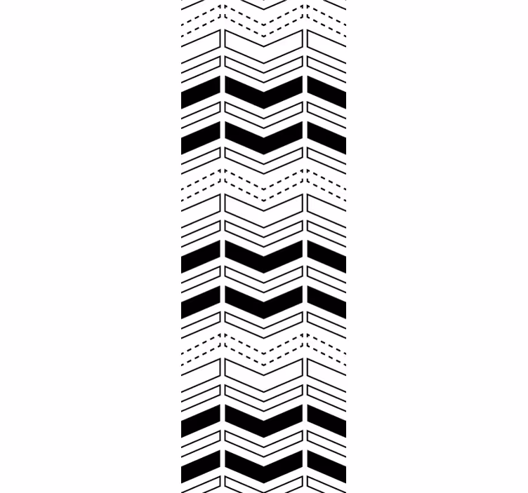 Modern blind with creative arrow shapes - TenStickers