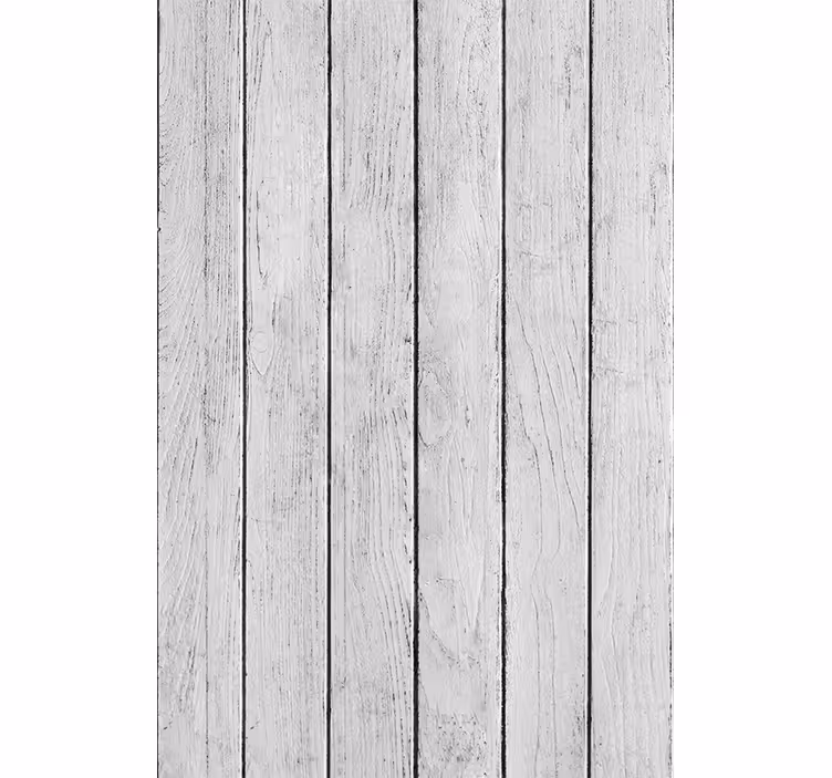 Modern blind japandi style white planks - TenStickers