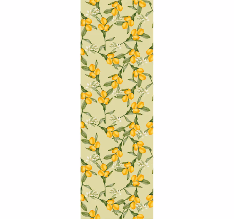 Modern blind tropical summer lemons design - TenStickers