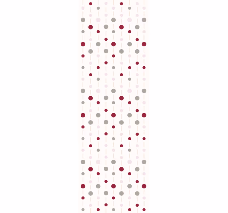 Modern blind in pastel dots and lines pattern - TenStickers