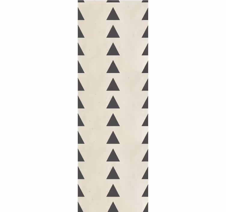 Modern blind in dark grey triangle texture - TenStickers