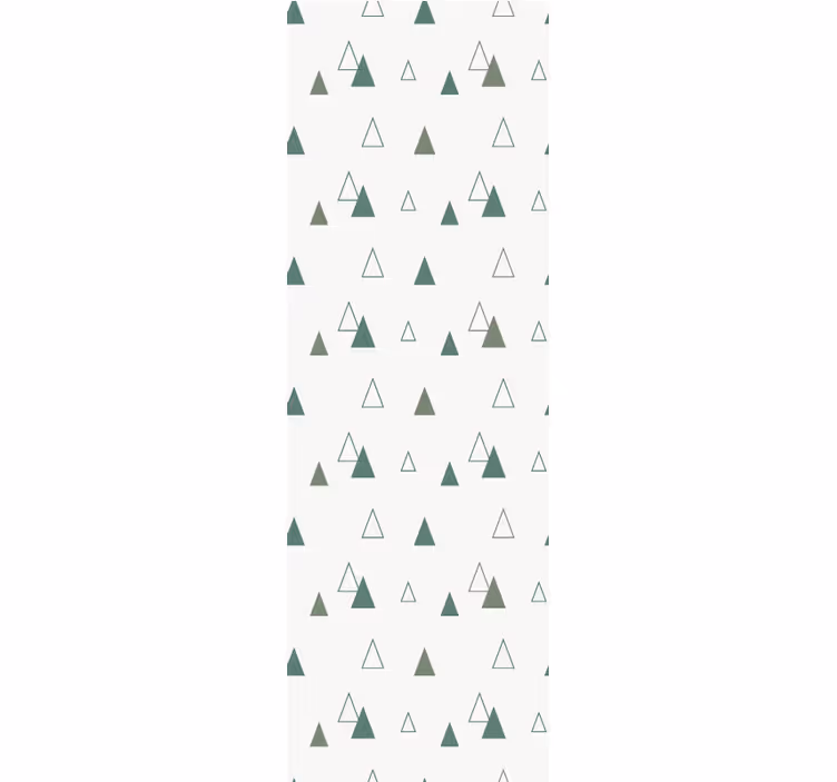 Modern blind triangles in natural colors - TenStickers