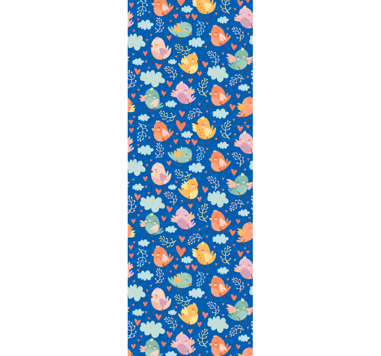 Modern blind with cute flying bird cartoons - TenStickers