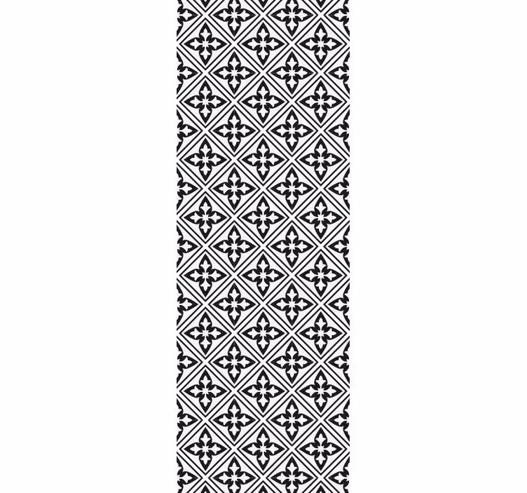 Modern blind with floral patterns - TenStickers
