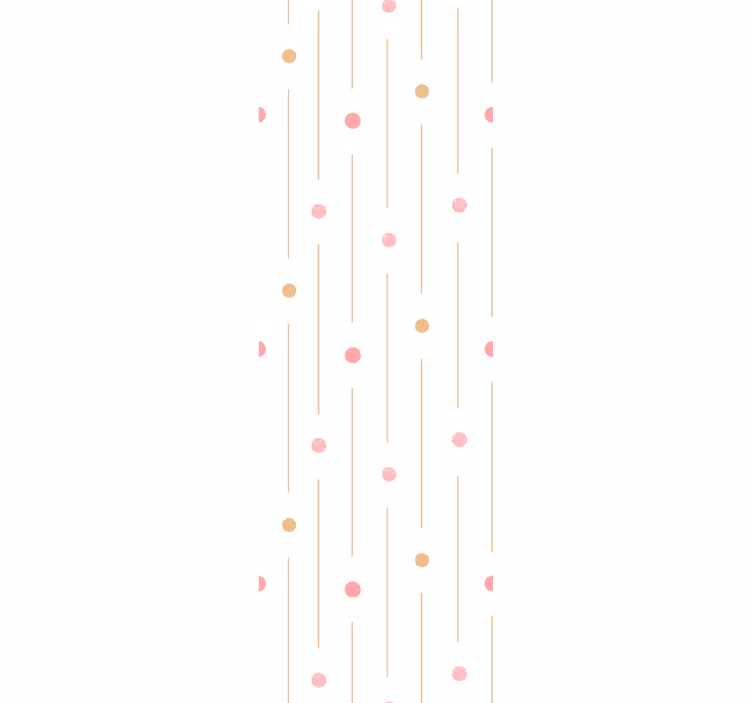 Modern blind colourful dots with lines design - TenStickers