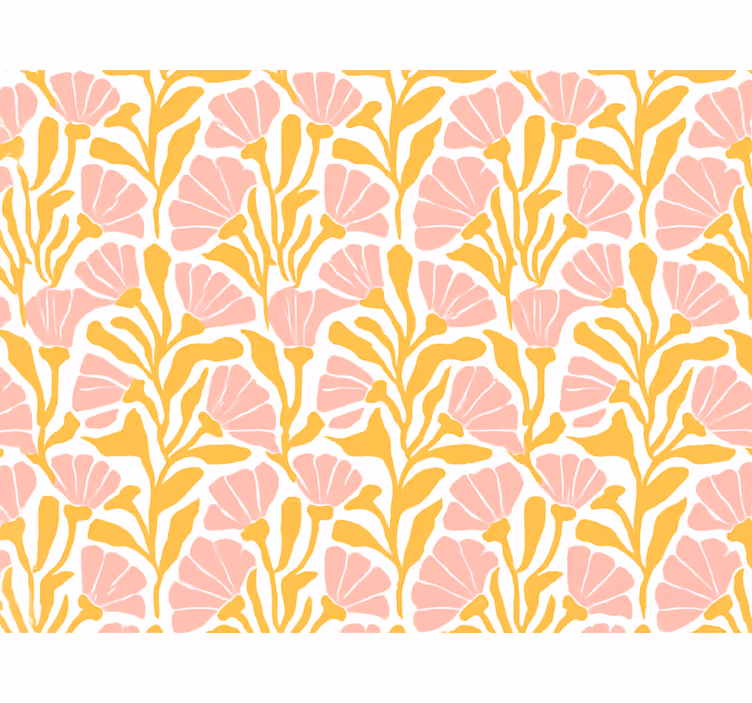 Blind pink vibrant floral design - TenStickers