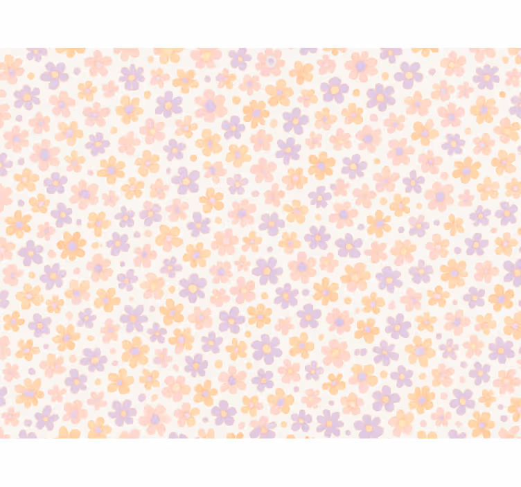 Blind pink small pastel flowers - TenStickers