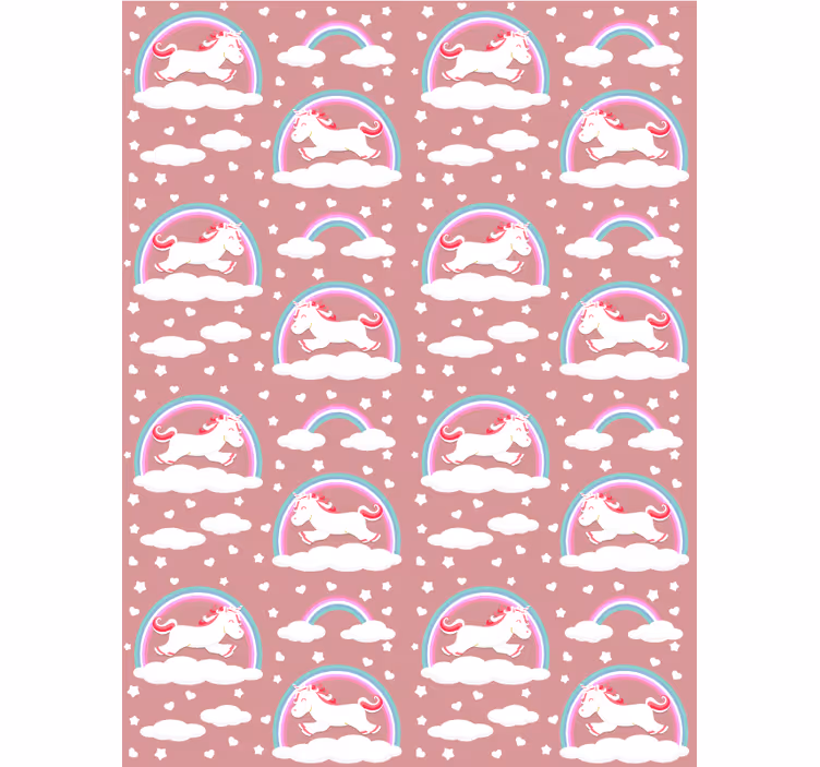 Blind pink magical unicorn design - TenStickers