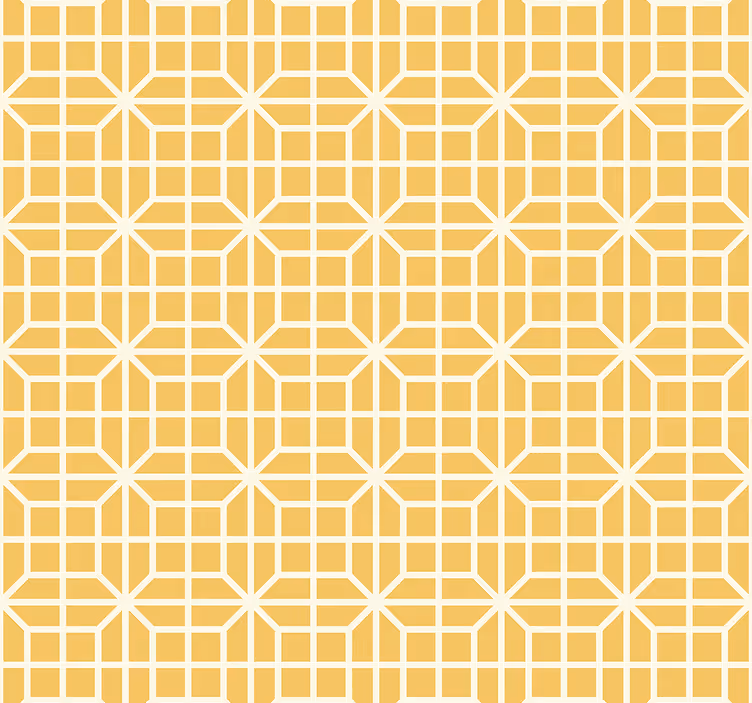Blind yellow geometric design - TenStickers